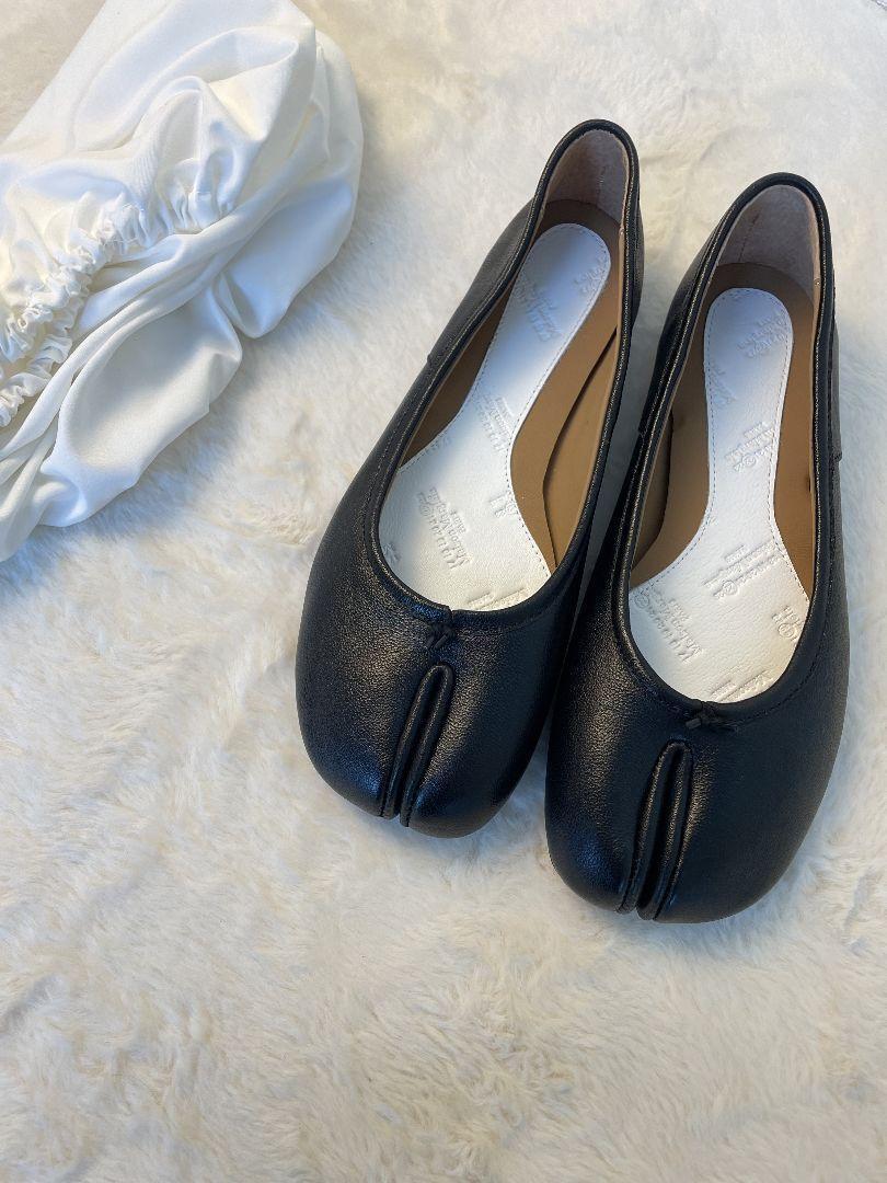 Maison Margiela TABI Ballet Pumps Flats Shoes Black Size 37 Maison Margiela TABI Ballet Pumps Flats Shoes Black Size 37