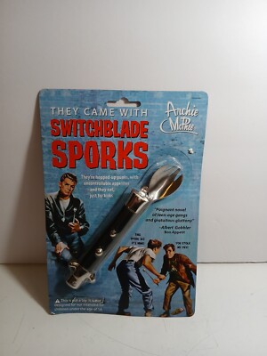 Archie McPhee Switchblade Sporks 50's Greaser Guy Costume Accessory New In Pack