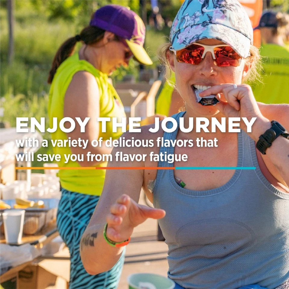 GU Energy Gel Chocolate Outrage 8 Count Portable Sports Nutrition Pack - Image 4 of 4