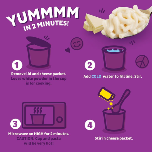 Annie'S White Cheddar Microwave Mac & Cheese with Organic Pasta, 8 Ct, 2.01 OZ C - Picture 4 of 12
