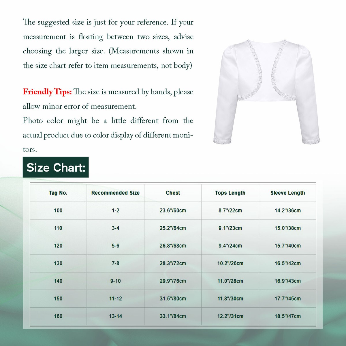 Mädchen Bolero Mit Perlen & Pailletten - Festlich Für Hochzeit & Events