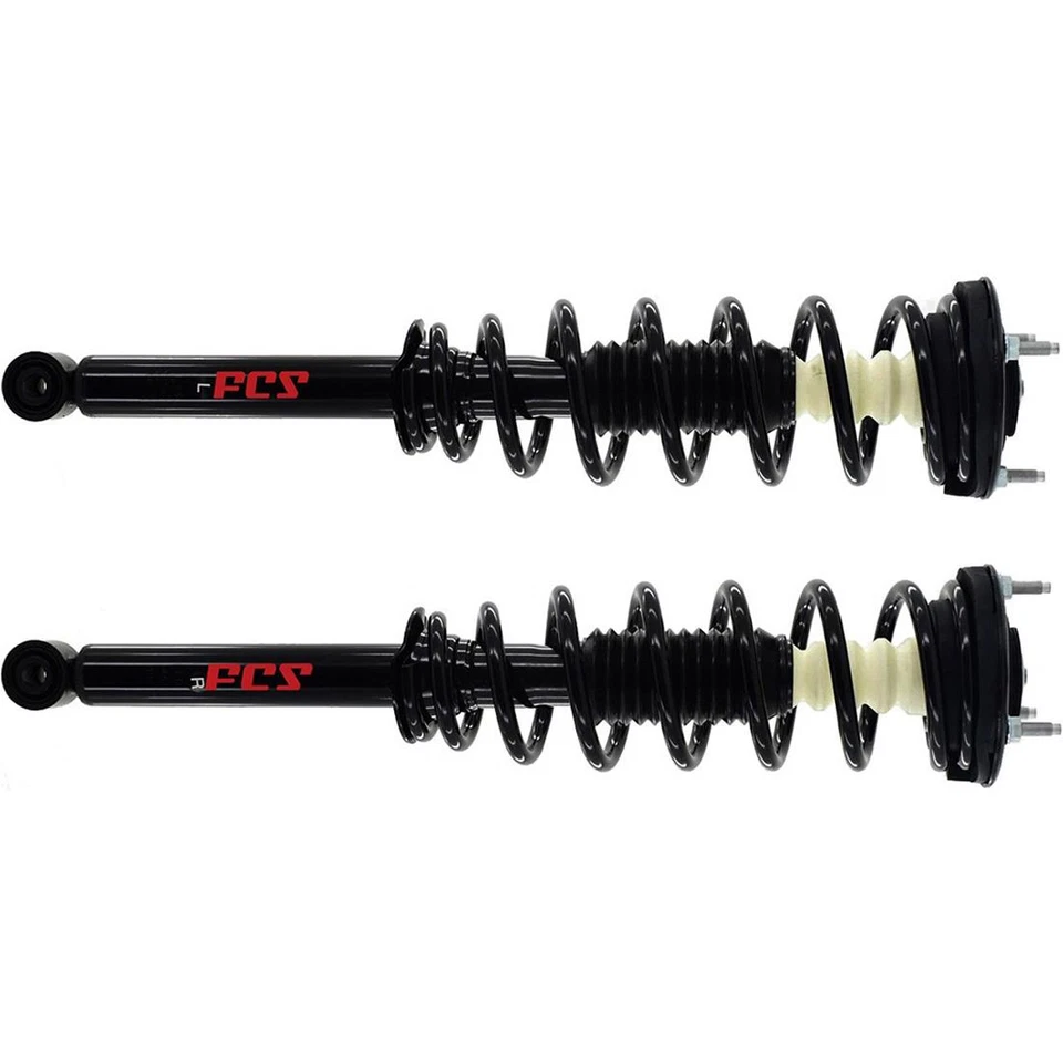 Conjunto de 2 muelles helicoidales y puntal de suspensión trasera FCS para 01-06 Lexus LS430 Foto 4 de 4