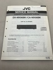 JVC XL-MX90BK Original Service Manual Free Shipping