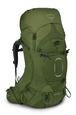 Osprey Aether 65 L / XL Rucksack Wanderrucksack Tasche Garlic Mustard Green Grün