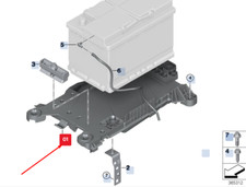 BMW X2 F39 Batteriefach 61219386604 9386604 NEU ORIGINAL
