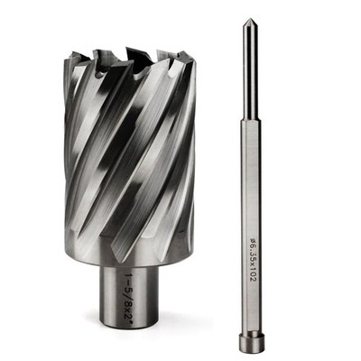 OSCARBIDE 1-5/8''x2 Annular Cutter,3/4 inch Weldon Shank,1-5/8 inch Cutting Di...