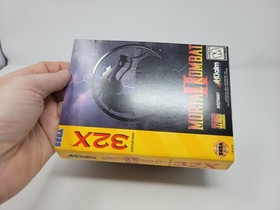 Mortal Kombat II (SEGA Genesis 32X) Authentic Cart W/ Box Cutout & Manual Case