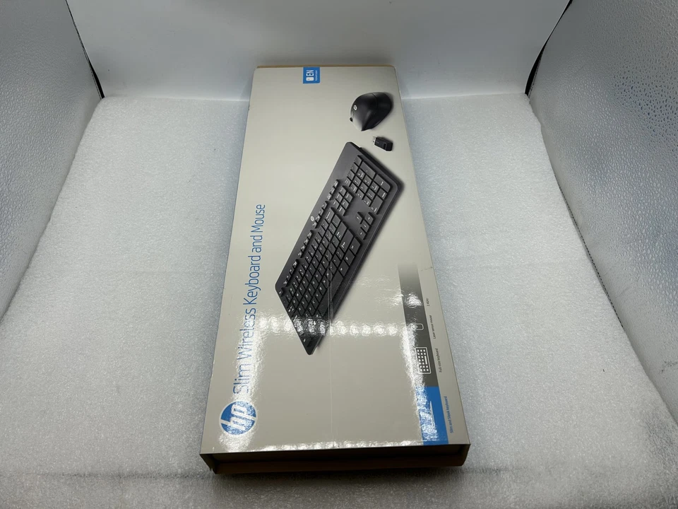 NEW HP Wireless Keyboard and Mouse Bundles Slim Combo T6L04AA Wireless PC - Image 3 of 4