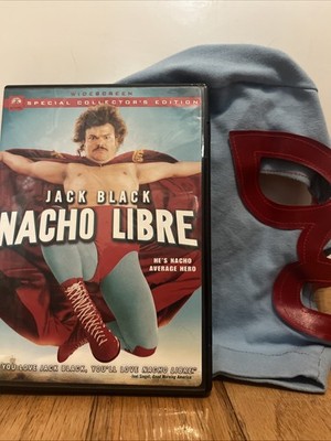 Nacho Libre (DVD, 2006, Special Edition/ Widescreen) RARE OOP W/ Mask