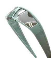 Women Square Wrap Teal Frame Mirror Sunglasses Fashion Designer Shades Celebrity