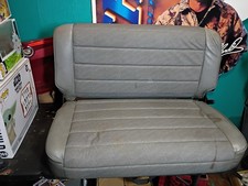 Jeep Wrangler Yj Cj 76-95 Oem Fold Tumble Rear Seat Gray Grey W Logo Free Ship Jeep Wrangler Yj Cj 76-95 Oem Fold Tumble Rear Seat Gray Grey W Logo Free Ship