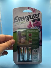 Energizer Rechargeable AA and AAA Battery Charger with 4 AA NiMH Batteries