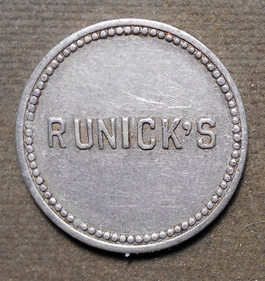 #ad Whiting IN: Runick’s Good For 10c In Trade. Aluminum 25mm TC 657996 $7.00