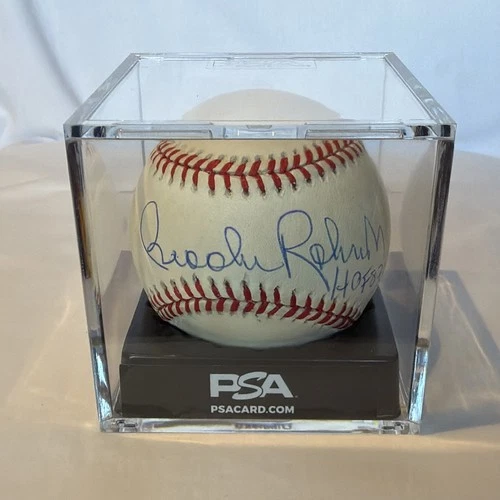 Brooks Robinson HOF 83 Autographed Baseball PSA DNA Authenticated