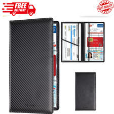 Car Registration and Insurance Card Holder Auto Glove Box Document Organizer