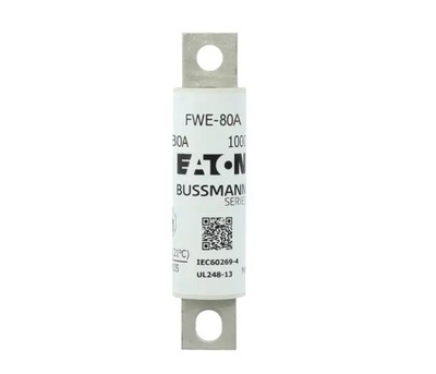 Eaton 80A Tag Sicherung, 25mm, 1kV - FWE-80A - NEU