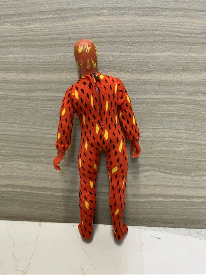 Tarjeta francesa vintage 1979 Mego Marvel Fantastic Four: Human Torch Foto 4 de 4