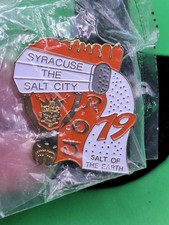 Rare Secret Society Royal Order Of Jesters Pin Court #79 Syracuse NY Salt Earth