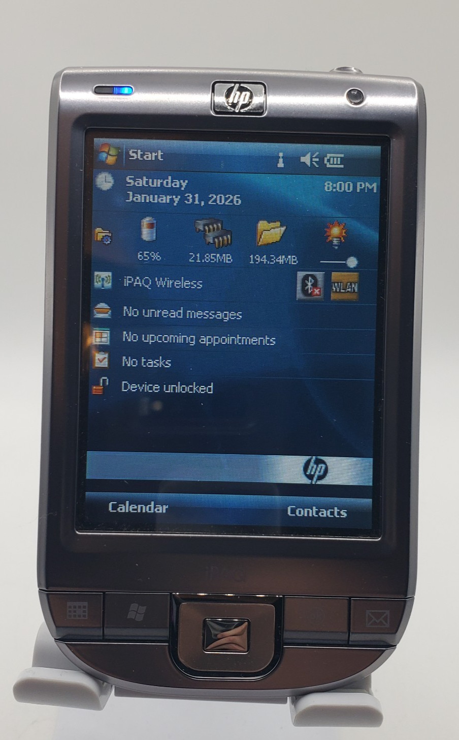HP Ipaq 110 Classic Handheld Personal Organizer With Box - Missing Charger