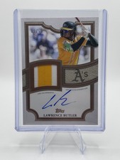 2026 Topps Flagship - Autograph Patch Lawrence Butler /50 Oakland Athletics