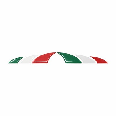 3D Bike Protec Shark Aufkleber Tricolor