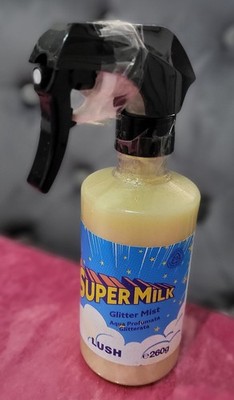 Lush Super Milk Glitter Body Mist Spray 260ml Bodyspray NEW 