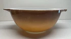 Vtg Pyrex Old Orchard Brown Ombre 1 1/2 Quart Cinderella Mixing Bowl #442 READ
