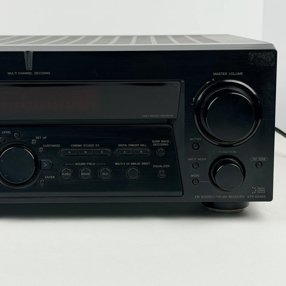 Sony STR-DE985 Digital Audio Video Receiver 7.1 Channel FM AM Works Tested - Image 3 of 4