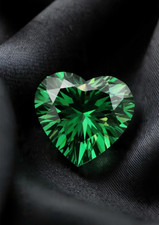 2 Ct Natural Green Color Diamond Heart Cut Certified D Grade VVS1