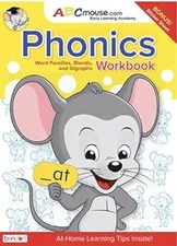 ABCmouse.com Phonics Word Families 80 Page Workbook with Stickers
