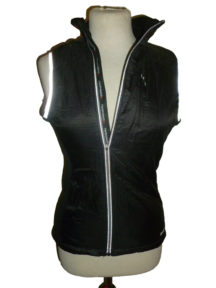 Louis Garneau Cycling Vest Nylon Fleece Full Zip Polartec Womens S Small - Image 2 of 4