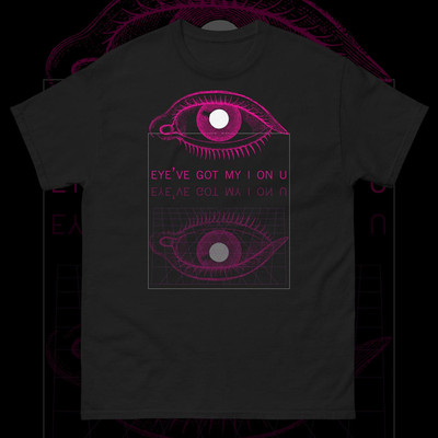 Eye've Got My I on U Shirt Vaporwave Cyberpunk Retrowave Pastel Goth  Unisex Tee