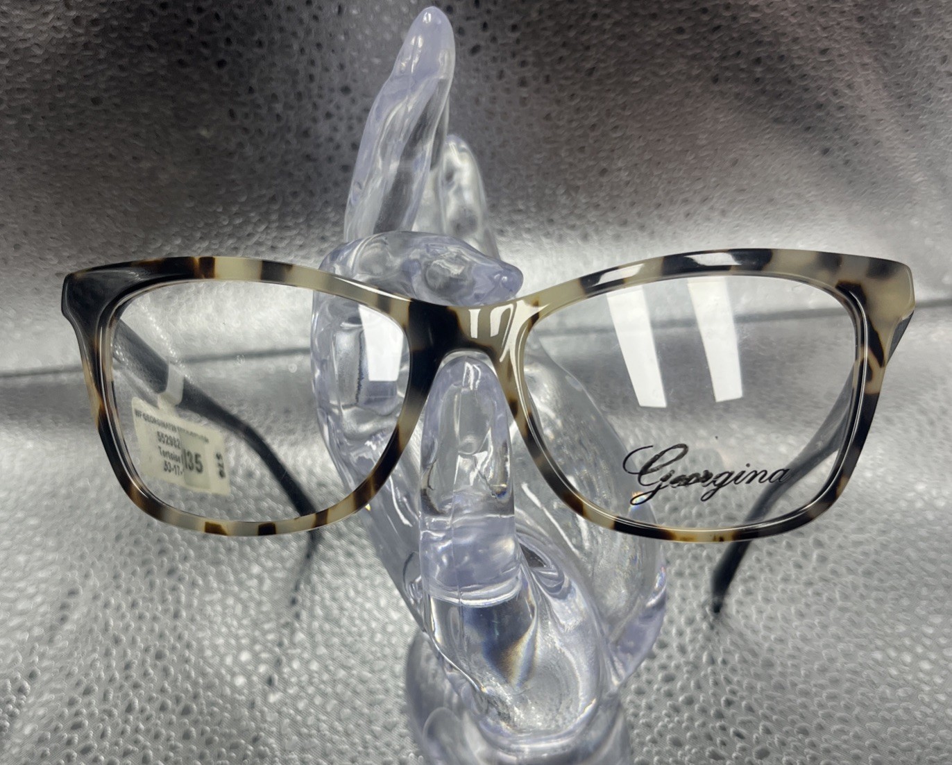 Georgina Tortoise Black Prescription Eyeglass Frames 53-17-1