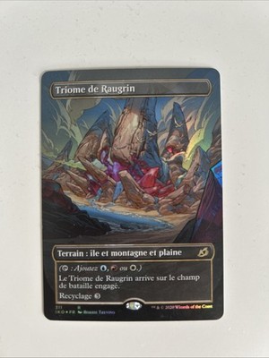 Triome de Raugrin (Magic The Gathering / Ikoria) borderless, FR