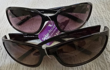 2 Pair Womans Sunglasses w/ Rhinestone Accents Beautiful Great Price 