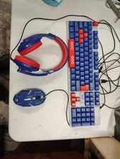 Sonic The Hedgehog Gaming Set With Led Keyboard, Headset W/Mic, and Mouse