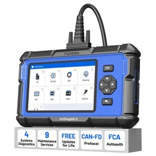 2025 TOPDON AD600S V2.0 OBD2 Scanner Engine ABS SRS SAS TPMS EPB Diagnostic Tool