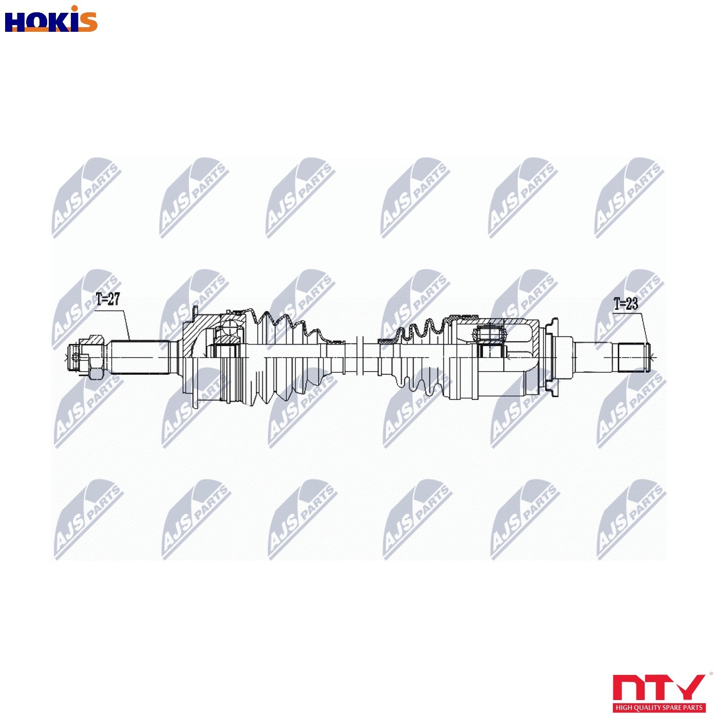 N.T.Y. NPW-PE-105.NTY Drive Shaft for CITROËN,MITSUBISHI,PEUGEOT - Image 6