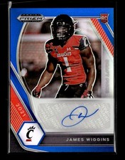 2021 Panini Prizm Draft Picks #DPA-JAW James Wiggins Autographs Blue #/149