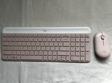Logitech Slim Wireless Keyboard K470  Mouse M340 Bundle Rose 