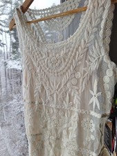 Express Womens Lace Dress  Cream Ivory Cocktail Party Size Small Petite SP