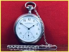 🚂 ANTIQUE AMERICAN WALTHAM APPLETON TRACY & Co POCKET WATCH c.1902 CHAIN & BOX