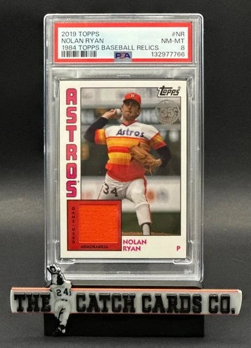 2019 Topps Nolan Ryan 1984 Game Used Relic  [PSA 8]