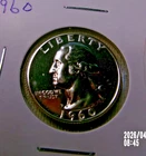 1960 P Proof Washington Quarter 90% SILVER