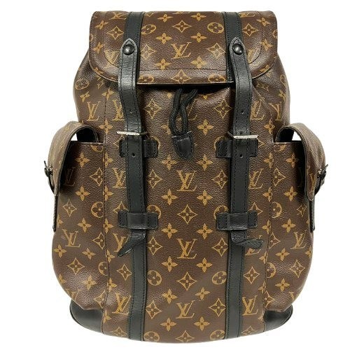 Louis Vuitton Christopher MM Monogram Macassar Backpack M43735 for Men