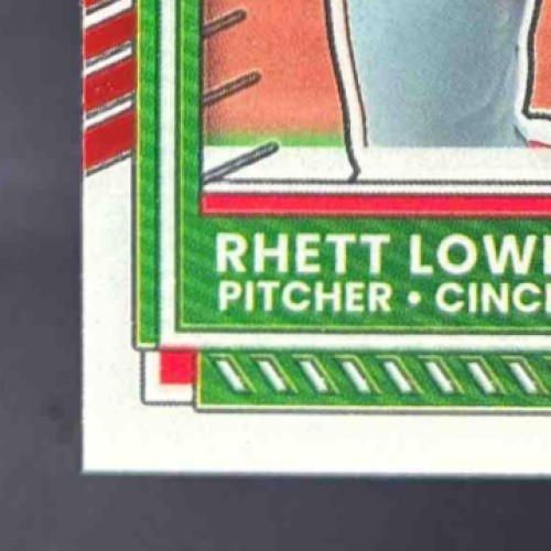 2025 Panini Baseball Donruss Rhett Lowder Optic #74 Rated Rookie - Picture 4 of 10