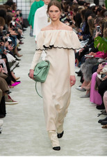 36IT/ Valentino Cream off shoulder maxi dress - BNWT Runway