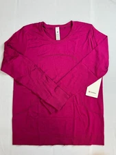 lululemon Swiftly Relaxed Long-Sleeve Shirt Hip Length. Ripened Raspberry. NWT