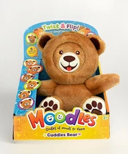 SUNNY DAYS ENTERTAINMENT MOODLES CUDDLES TEDDY BEAR WITH 6 DIFFERENT EXPRESSIONS