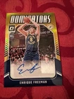 Enrique Freeman 2024-25 Donruss Optic Dominators Rookie Auto Gold # /10 RC Card